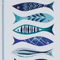 thumbnail image 4 of DII Blue Fishes Cotton Dishtowel Set 18x28 inch 4 Piece, 4 of 6