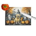 thumbnail image 4 of Yellow Labrador Retriever Spooky Halloween Glass Cutting Board Large 12 in x 15 in, 4 of 5