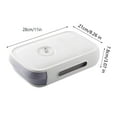 thumbnail image 3 of Fiudx Contenedor Refrigerante, Gran Capacidad, Tapa Organizadora Transparente, Ideal para Cocina, Ideal para La Familia, Fácil de Limpiar., 3 of 5