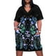 thumbnail image 1 of Vestido caído con bolsillos para mujer traje de manga larga ropa de verano, 1 of 6