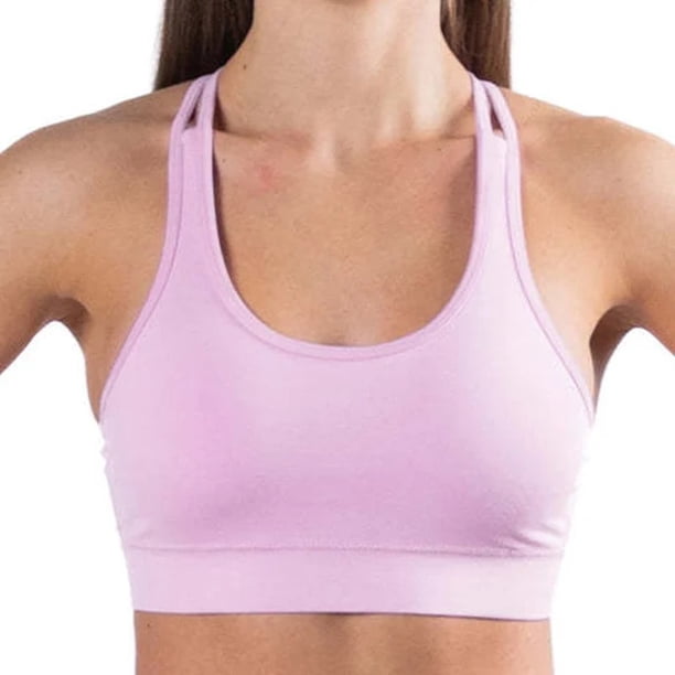 Sujetador deportivo con espalda descubierta para mujer, sujetadores de Yoga acolchados entrecruzados, Top corto de gimnasia sin costuras con soporte alto, ropa deportiva de realce para entrenamiento