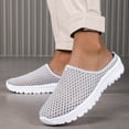 thumbnail image 2 of Slip on Work Shoes for Men Open Back Shoes Closed Toe Slides Breathable Arch Support Slippers Comfort Walking Shoes, 2 of 8