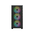 thumbnail image 3 of Montech E-ATX Mid Tower Computer Case with ARGB Fans, Black, 3 of 6