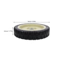 thumbnail image 2 of LEEYNEER Blue Durable Rubber and Plastic Lawn Mower Wheel for Replacement Compatible Universal, 2 of 8