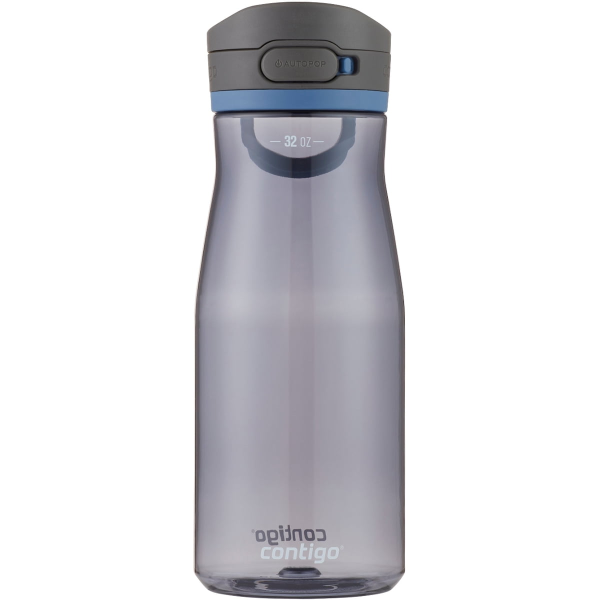 Contigo AUTOSPOUT Ashland 24oz Plastic Water Bottle w/Straw Smoke Grey 2-Pack 