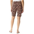 thumbnail image 2 of Gloria Vanderbilt Swan Series Women's High Rise Amanda Bermuda, 11" Inseam, Sizes 6-18, 2 of 2