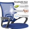 thumbnail image 4 of Silla de oficina BestOffice de respaldo medio de malla con soporte lumbar, 4 of 7