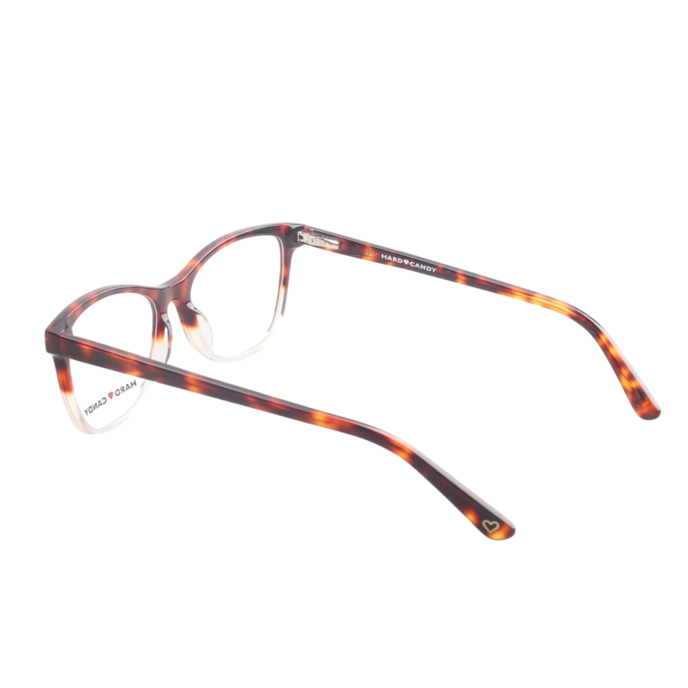 Hard Candy Tough Cookie Rx'ble Eyeglasses with Case, Tortoise Crystal