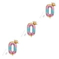 thumbnail image 4 of yingyy Party Balloon with Gradient Color Birthday Party Decor Aluminum Foil Balloon 32 Inch, Number 8 1 3PCS, 4 of 6