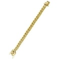 thumbnail image 3 of Solid Womens Miami Cuban Link Bracelet 10K/14K Yellow Gold, 3 of 5