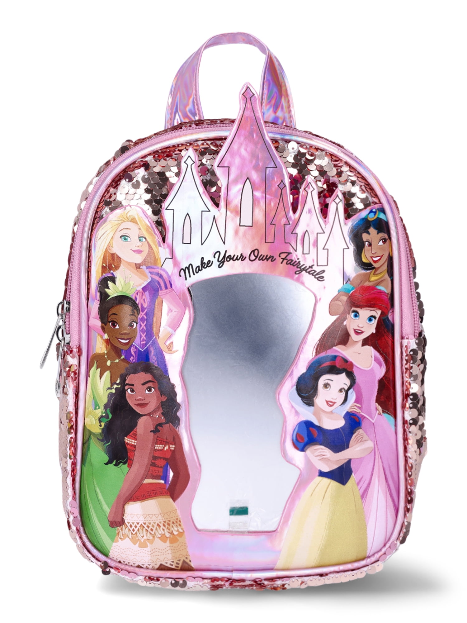 Disney Princess Girls Mini Backpack, Rose Gold