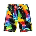 thumbnail image 1 of Fast-Drying Mens Color Shorts Swimming Beach Shorts Flower Surfboard Shorts Swi, 1 of 1