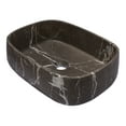 thumbnail image 4 of Eden Bath EB-S058PI-H 5.75 x 14 x 19 in. Rounded Rectangular Vessel Sink, Pietra Gray Marble, 4 of 9