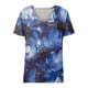 thumbnail image 3 of Blusa informal de manga corta con cuello redondo para mujer con estampado del día de San Valentín OAVQHLG3B Store  lin121212, 3 of 3