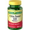 Spring Valley Chia Seed Oil Softgels, 1000 Mg, 60 Ct