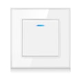 thumbnail image 1 of Yuarrent Interruptor de lámpara de Panel de luz, suministros para el hogar, accesorios para el hogar, interruptores de presión, instalación Decoración del hogar Blanco/Control doble, 1 of 6