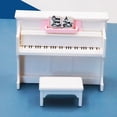thumbnail image 1 of Juguete de simulación Hugo Mini Piano Blanco, 1 of 9