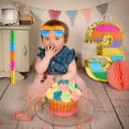 thumbnail image 6 of MKLZ Number 3 Pinata, Party Decoration with Blindfold, Stick and Confetti, Pinatas for Birthday Party ( Small, 16.5 x 11.5 x 3 In), 6 of 8