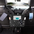 thumbnail image 4 of Soporte para bolso de coche, organizador de respaldo de asiento de cuero, bolsa de malla de gran capacidad, almacenamiento y bolsillo para bolso, bolsa de red para respaldo de asiento, soporte para, 4 of 8