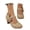 a-11Khaki4, variant on Womens Solid Color Bow Decor Mary Jane Block Heel Pumps For Office Work Formal Parties Daily Casual Outings Versatile Shoes