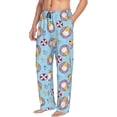 thumbnail image 2 of Daiia Gnome Pool Party Men's Sleep Pant with Pockets and Drawstring,Pajama Pants-X-Large, 2 of 9