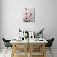 thumbnail image 7 of Stunning Pink Flowers Canvas Wall Art 12X16inch Prints of Abstract Bouquet in Vase. Gorgeous Decor for Teen Girl's Bedroom, Pink Floral Picture Poster for Bathroom, 7 of 7