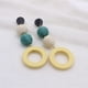 thumbnail image 5 of Pendientes colgantes jinwen Boho aretes con borlas y bolas, 5 of 7