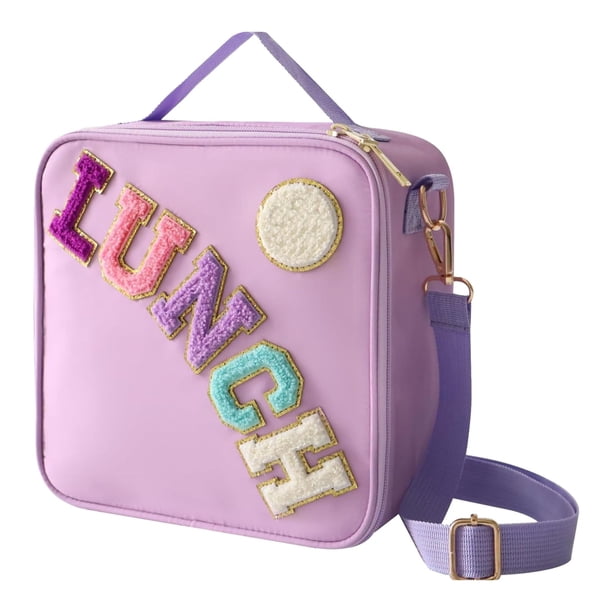 Bonita Bolsa Térmica Para El Almuerzo Para Niños, Adolescentes, Niñas Y Niños, Con Correas Ajustables Para El Hombro. Bolsa Para El Almuerzo, Para El Colegio O Para Ir De Picnic.