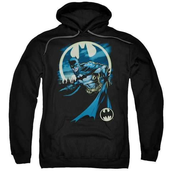 Trevco Batman-Heed The Call - Adult Pull-Over Hoodie - Black- Large