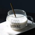 thumbnail image 3 of Taza de Vidrio de Café de Leche Gloria Taza de Café con Leche, 3 of 7