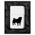 thumbnail image 1 of Lighter in Black Silk Lined Gift Box Pug (Chrome), 1 of 1