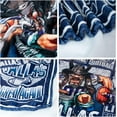 thumbnail image 4 of Dallas Football Blanket Blue Football Style Plush Travel Throw Blanket for Women Men Football Lovers Flannel Blanket 60" X 50", 4 of 6