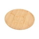 thumbnail image 1 of Bandeja de madera redonda con 5 compartimentos para alimentos, decorativa y de madera. 30x30cm, 1 of 9