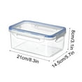 Bigersell Plastic Food Storage Containers with Lids Airtight Clear