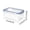 Large, variant on Airtight Kitchen Food Storage Tank, Transparent Plastic Meal Prep Box with Leakproof Lids, for Refrigerator & Pantry Organization, for Storing Fruits, Vegetables, Grains &Leftovers