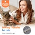 thumbnail image 5 of Pet Hair Remover, Cleaning Dog Cat Hair Remover, Lint Cleaner Pro, Fur Removal Tool, Portable Carpet Scraper Rake, Brush for Carpet, Car Mat, Couch, Pet Bed（Grey, 5 of 5