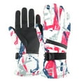 thumbnail image 1 of Guantes de esquí para la nieve Guantes de invierno impermeables y resistentes al viento Guantes térm Abanopi Mitones, 1 of 7
