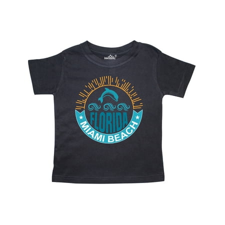 

Inktastic Miami Beach Florida Travel Trip Gift Toddler Boy or Toddler Girl T-Shirt