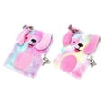 thumbnail image 4 of Plush Animal Notebook with Lock 3D Cartoon Diary Book Cute Notebook, 4 of 7