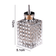 thumbnail image 2 of Cocktail Bitters Bottle - Vintage Square Glass Design with Cork and Stainless Steel Dasher Top, 2 of 5