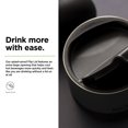 thumbnail image 3 of Tapa de contenedor Klean Kanteen Rise con tapa abatible de 90 mm, color negro, 3 of 8