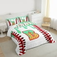 thumbnail image 3 of Manfei Personalized Initial B 2pcs Bedding Comforter Set for Boys Girls Teens,Sport Baseball Print Twin Comforter Sets,Abstract Splash Breathable Bedding Set,Luxury Bedroom Decor,Reversible, 3 of 8
