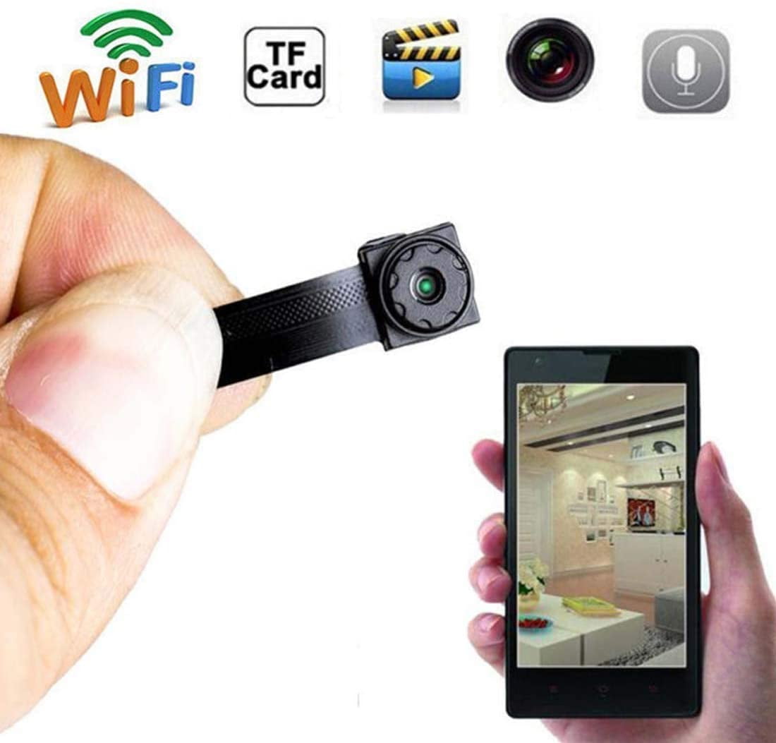 Wireless Nanny Cam Mini Micro Dvr WIFI IP Pinhole DIY Digital Video Camera 