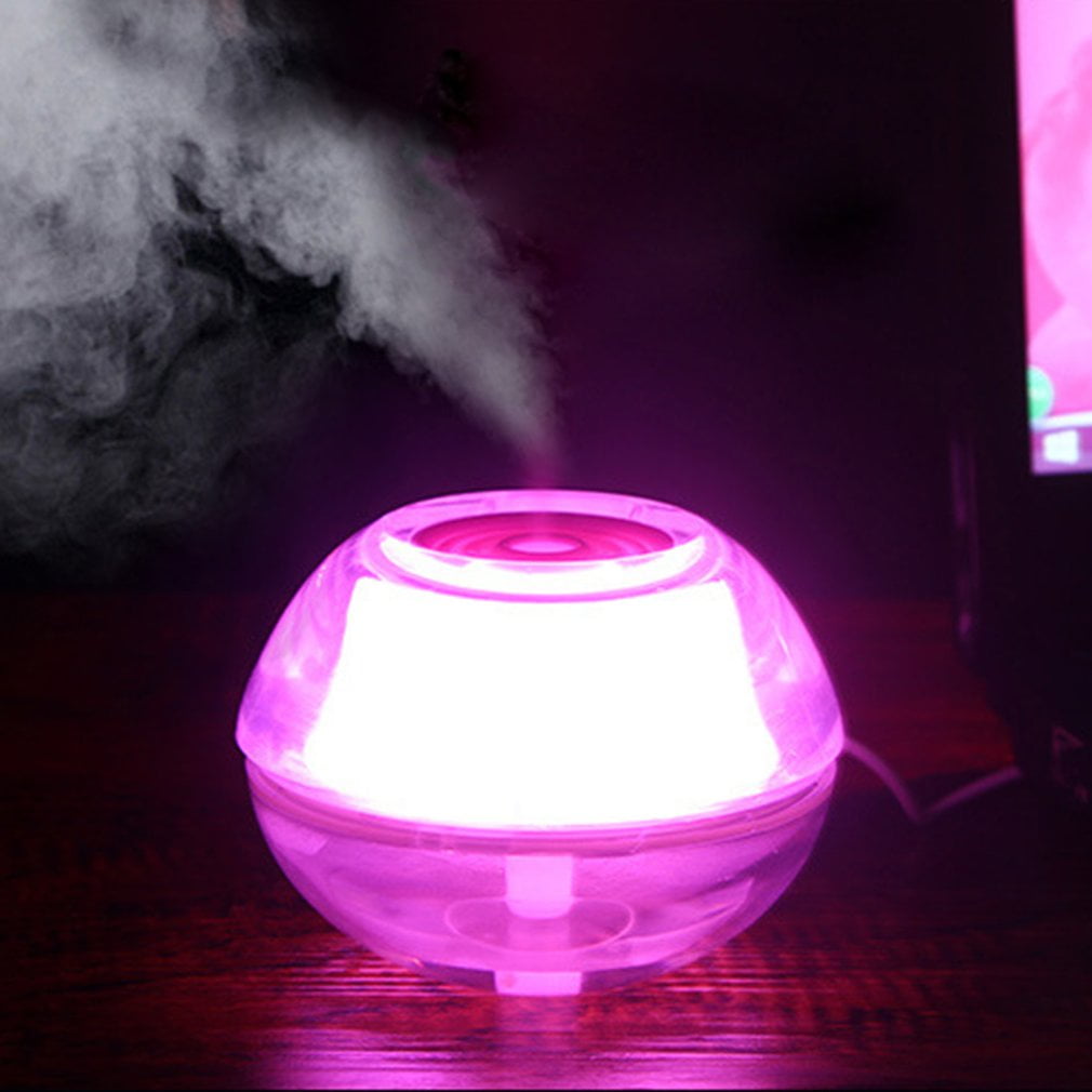 Crystal Air Humidifier With LED Night Light USB Home Humidifier Air
