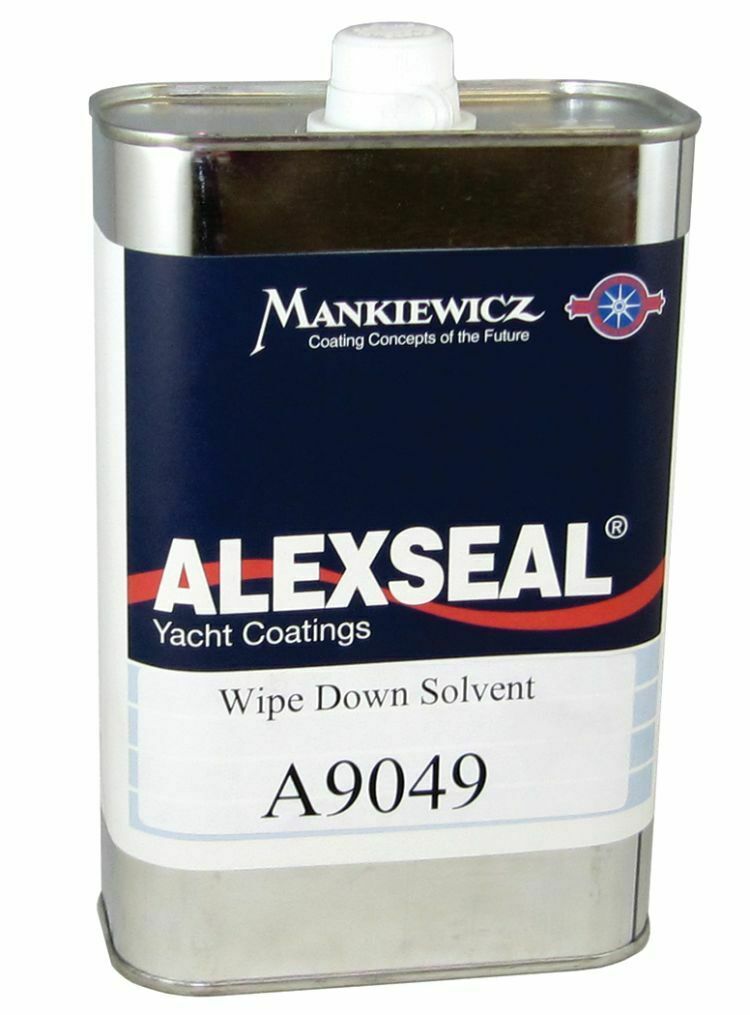 ALEXSEAL TOPCOAT BOAT PAINT Cleaner Wipe Down Solvent Auxiliary