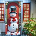 thumbnail image 4 of ToyKingdee Christmas Front Door Cover Elastic, Christmas Door Cover Cloth with Elastic for Holidays Home Party Decor, 4 of 6