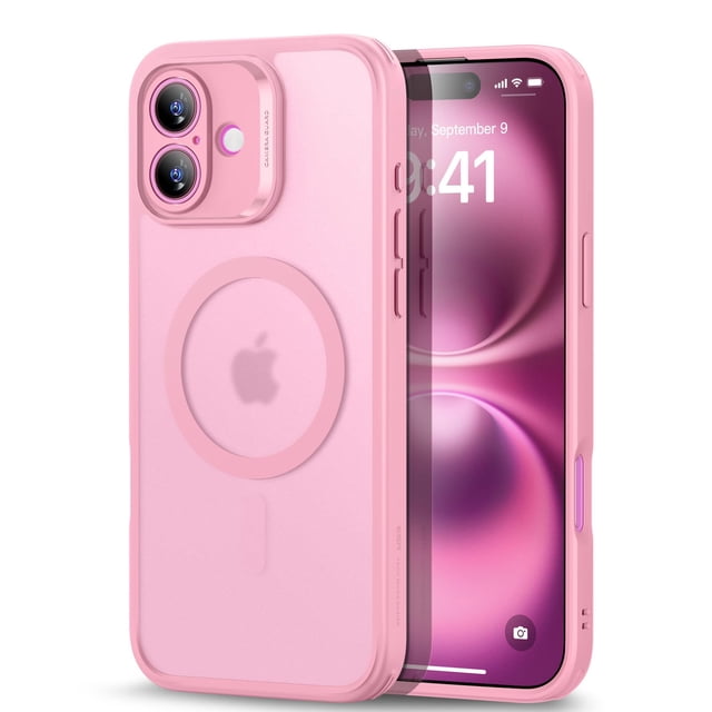 Funda ESR para iPhone 16 translúcida mate con MagSafe Pink