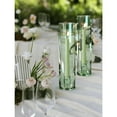 thumbnail image 6 of HofferRuffer Glass Hurricane Candle Holder, Set of 3 Taper Candle Stand with 11.8 inch Tall Green Windproof Cover for Wedding Table Centerpiece Decoration Outdoor Party, 6 of 9