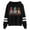 D-Black215, variant on Christmas Women's Hoodies Santa Claus And Letter Print Long Sleeve Hooded With Drawstring Casual Sweatshirt For Holiday Wear Versatile Tops