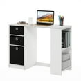 thumbnail image 4 of Furinno 15110 JAYA Modern Computer Study Desk, White/Black, 4 of 6
